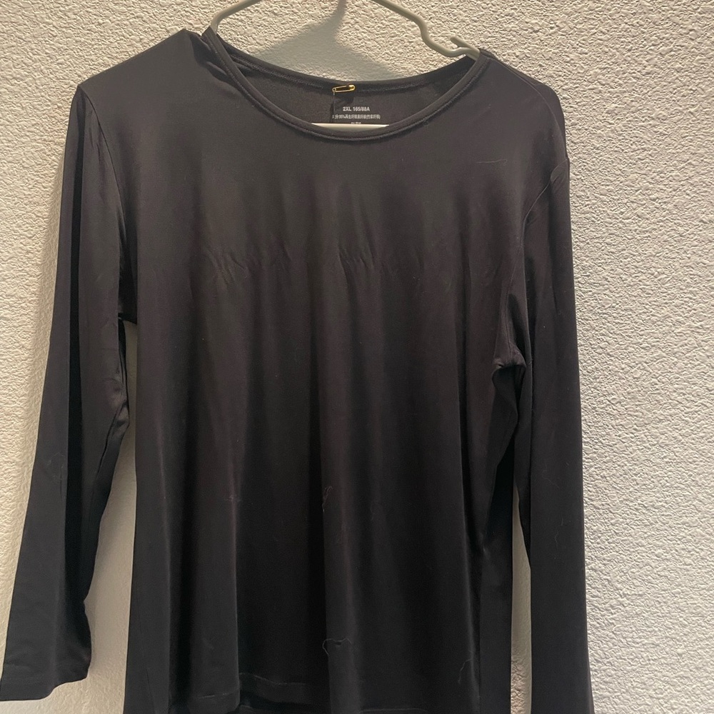 Black Long Sleeve Top